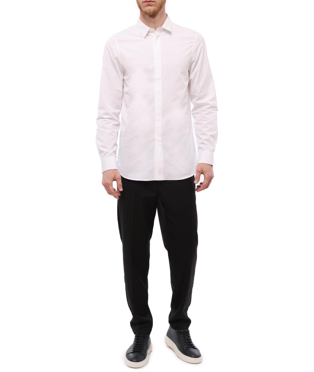 ARMANI EXCHANGE Черные хлопковые повседневные брюки, фото 2