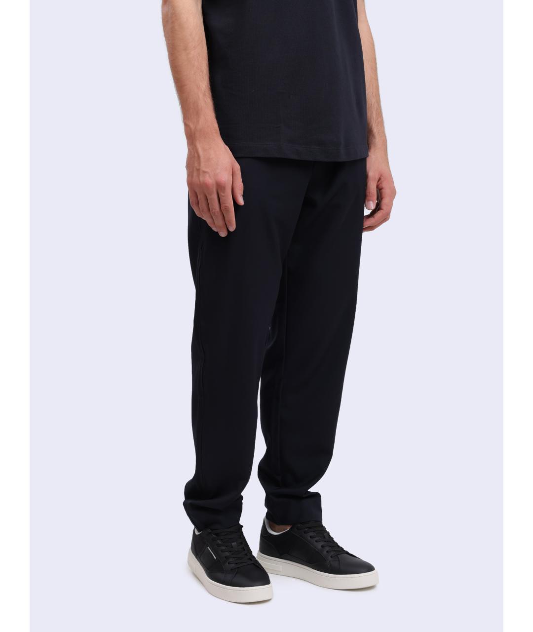 ARMANI EXCHANGE Темно-синие повседневные брюки, фото 3
