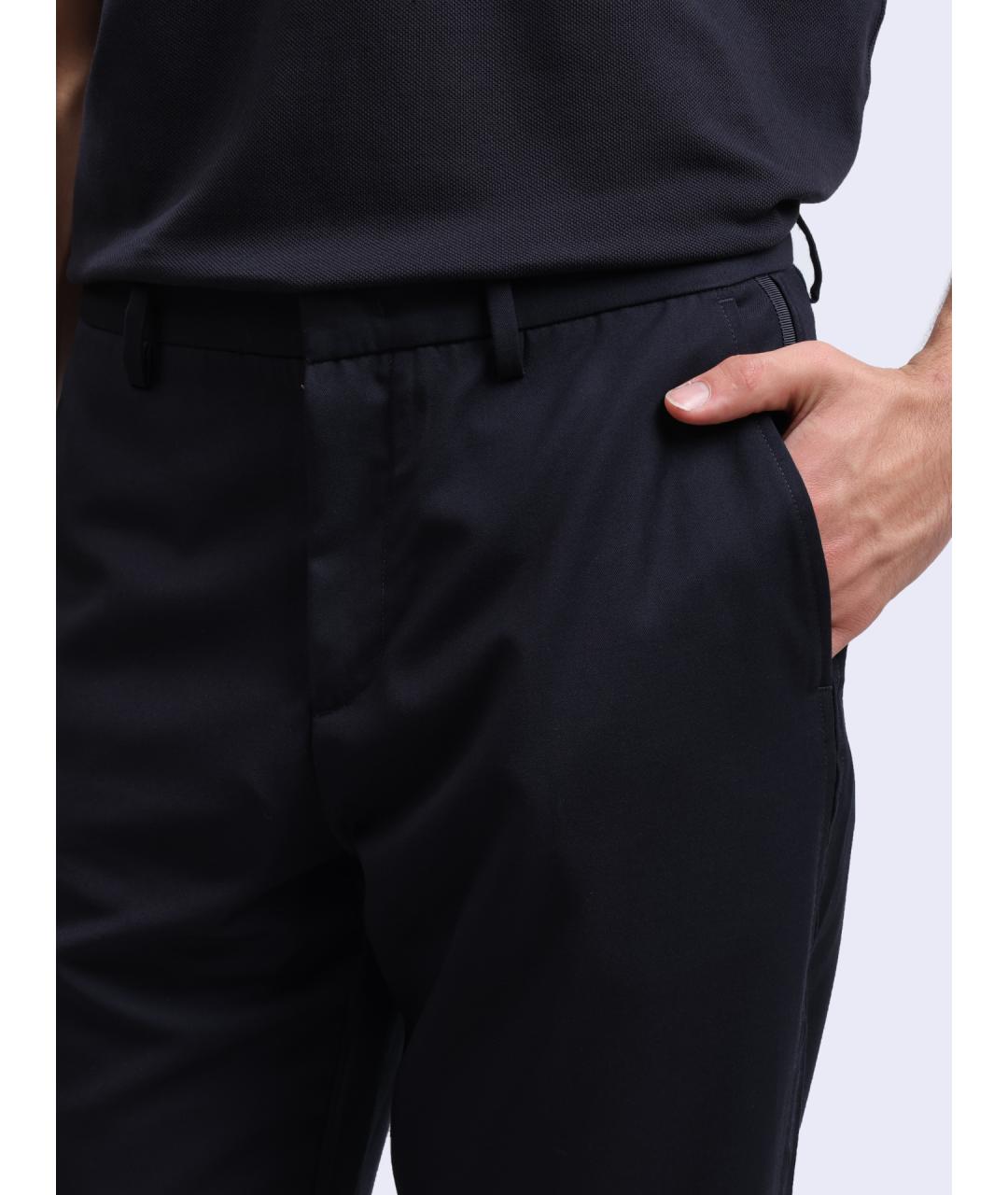 ARMANI EXCHANGE Темно-синие повседневные брюки, фото 4