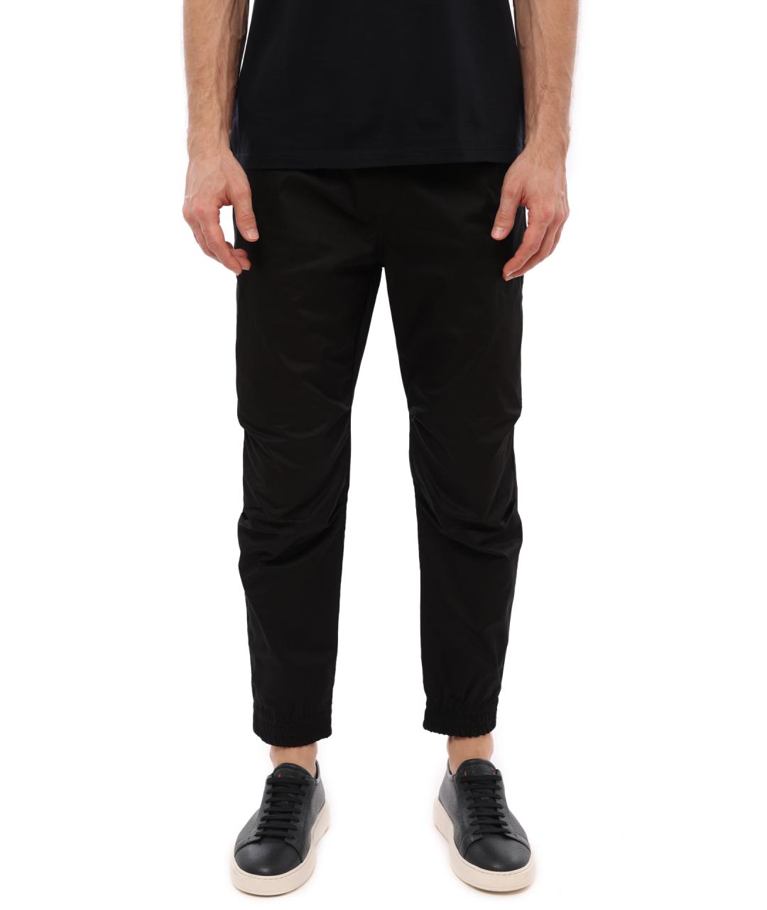 ARMANI EXCHANGE Черные повседневные брюки, фото 1