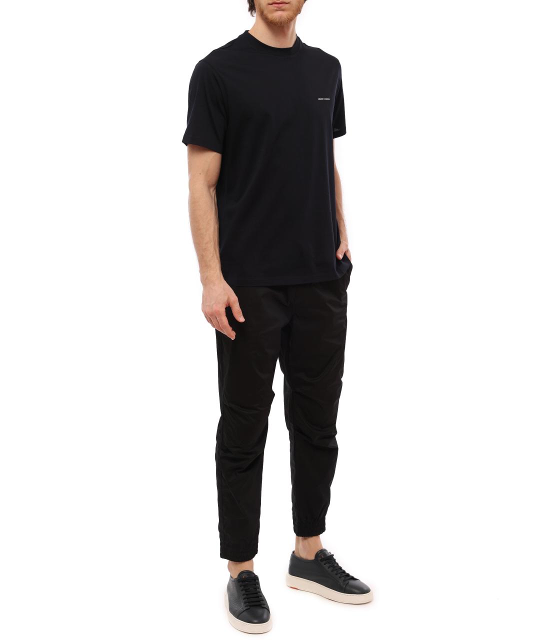 ARMANI EXCHANGE Черные повседневные брюки, фото 2