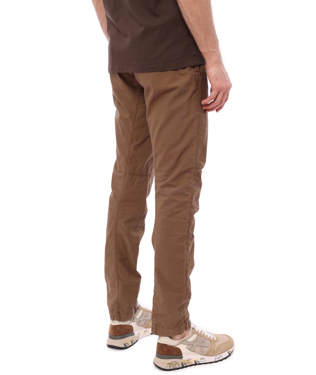 CP COMPANY Коричневые хлопковые повседневные брюки, фото 4