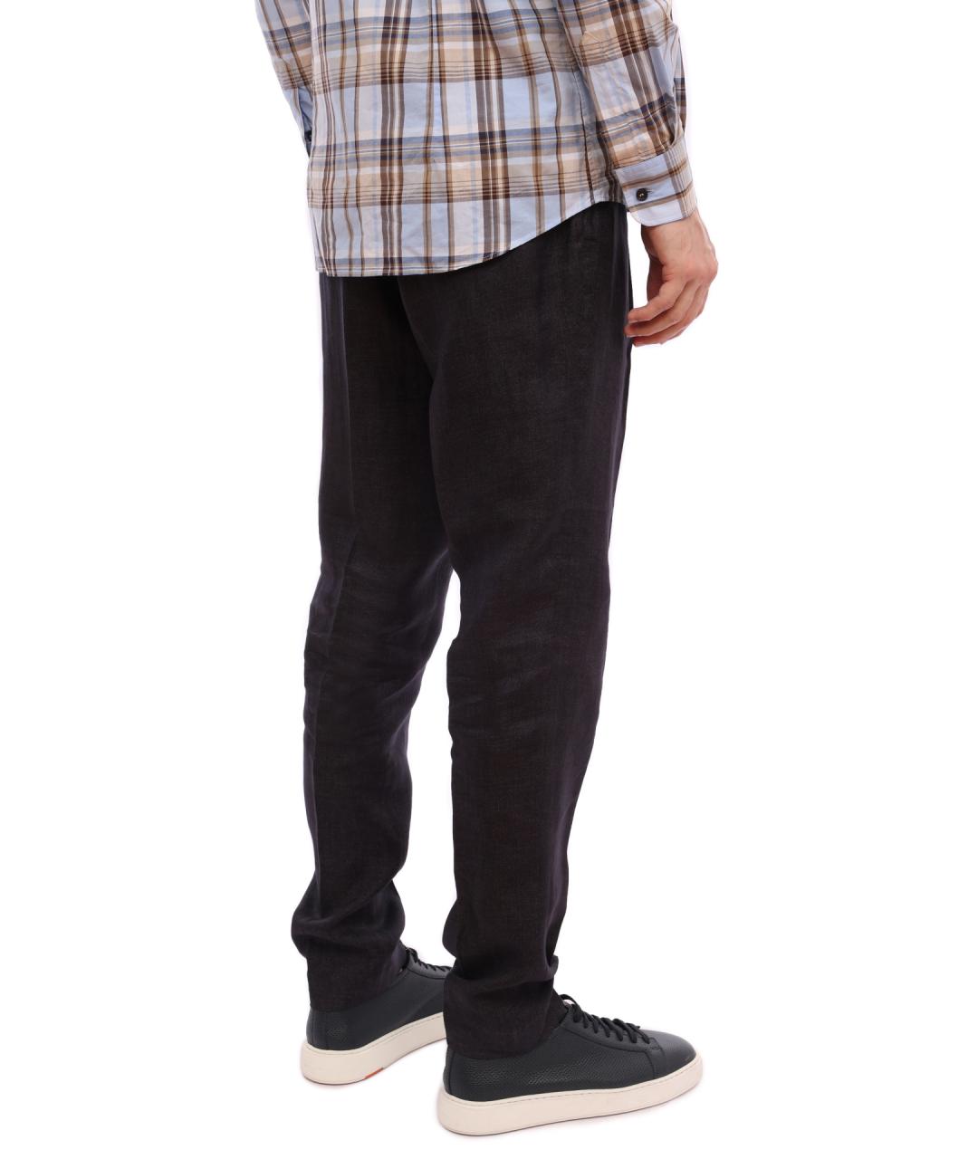 PESERICO Коричневые повседневные брюки, фото 2