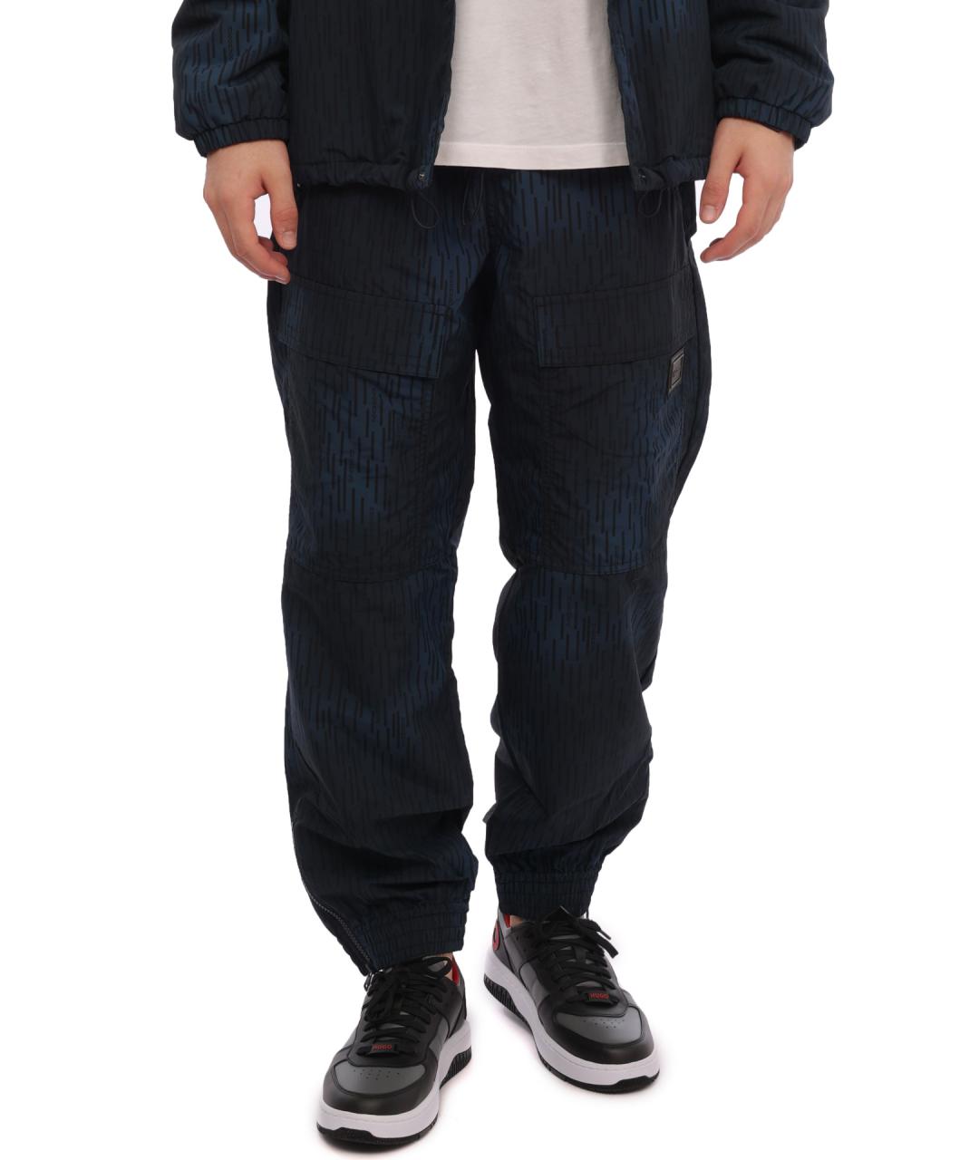 HUGO Синие повседневные брюки, фото 1