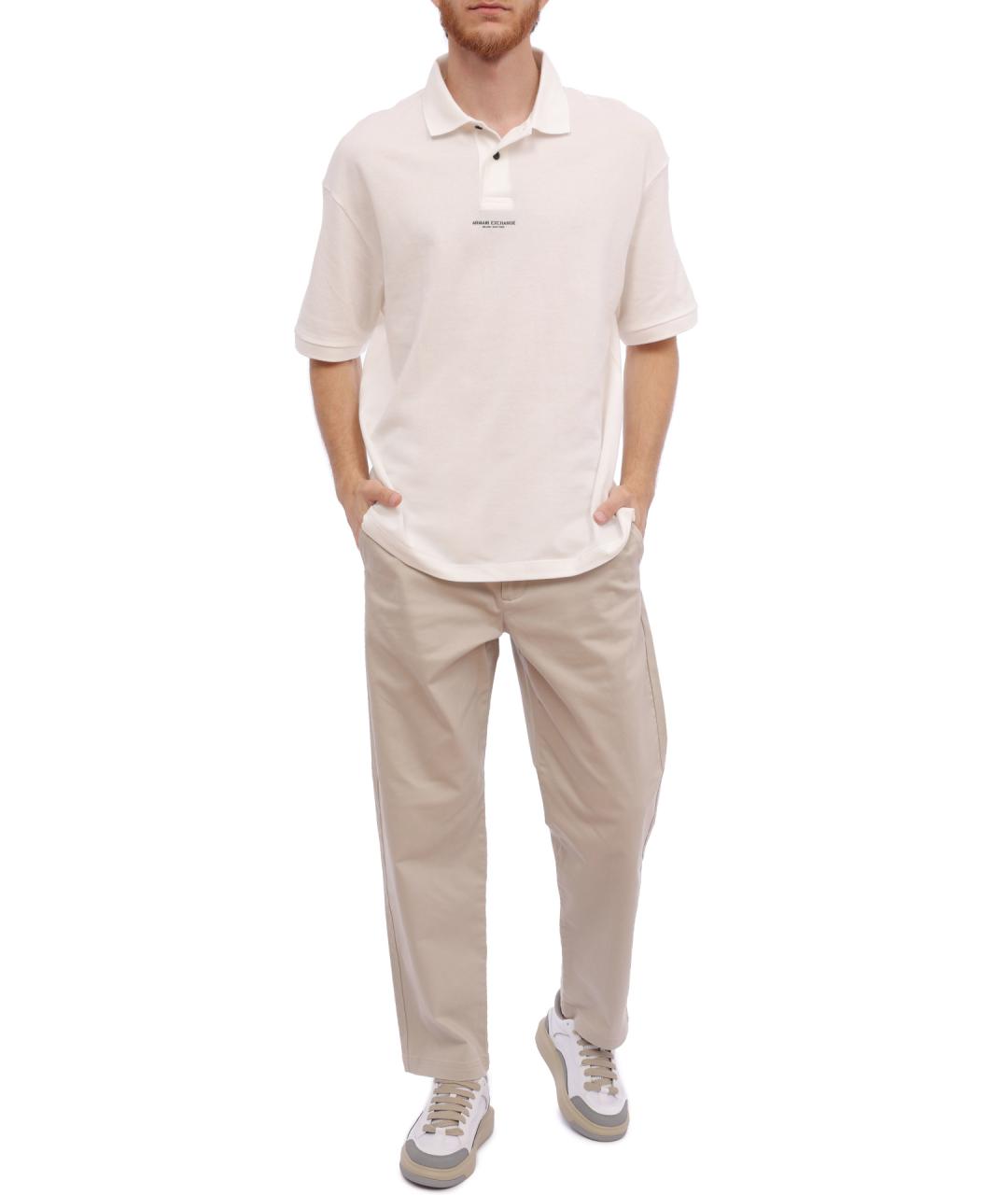 ARMANI EXCHANGE Белые повседневные брюки, фото 2