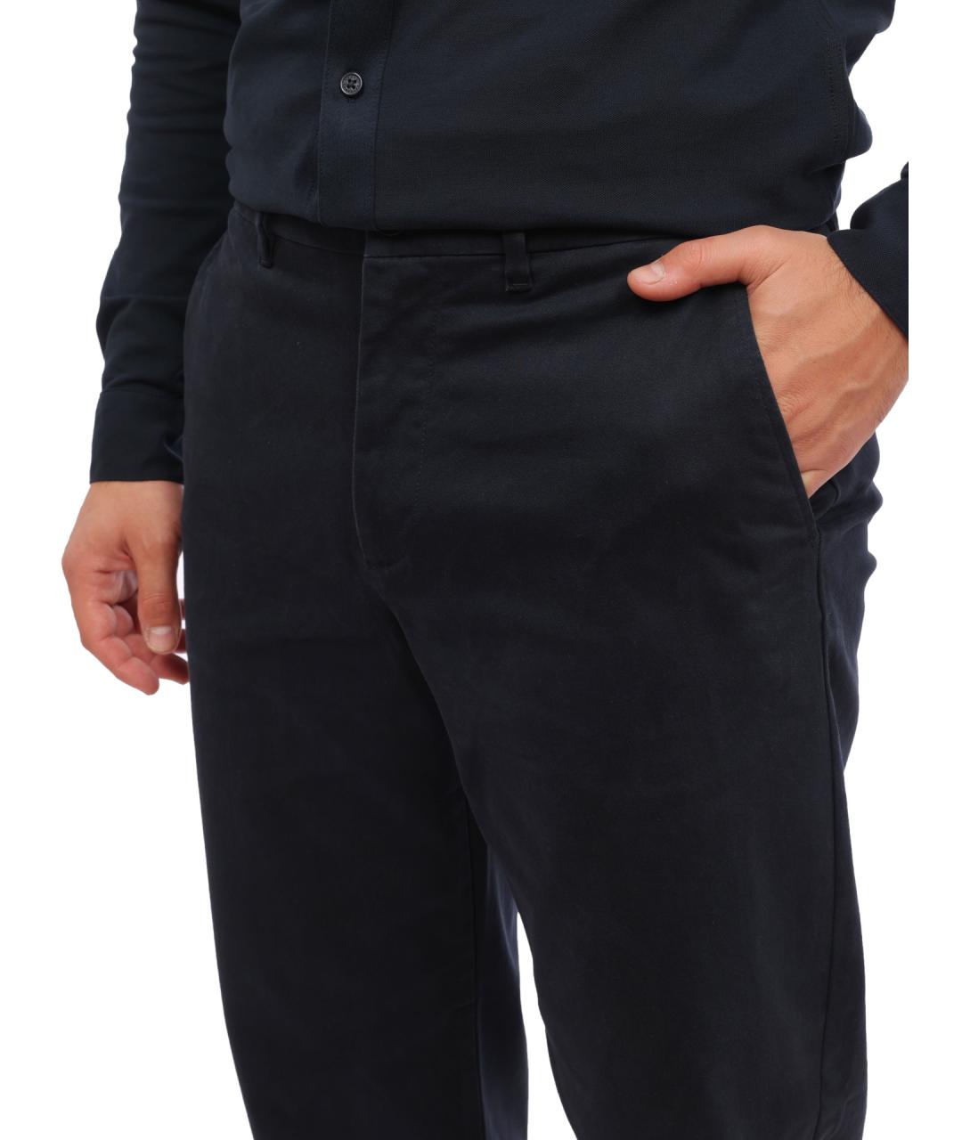 ARMANI EXCHANGE Синие хлопковые повседневные брюки, фото 5