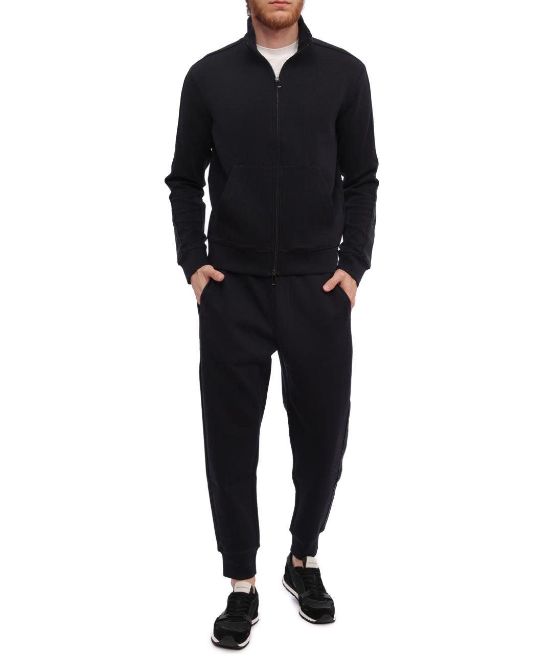 EMPORIO ARMANI Черные повседневные брюки, фото 2