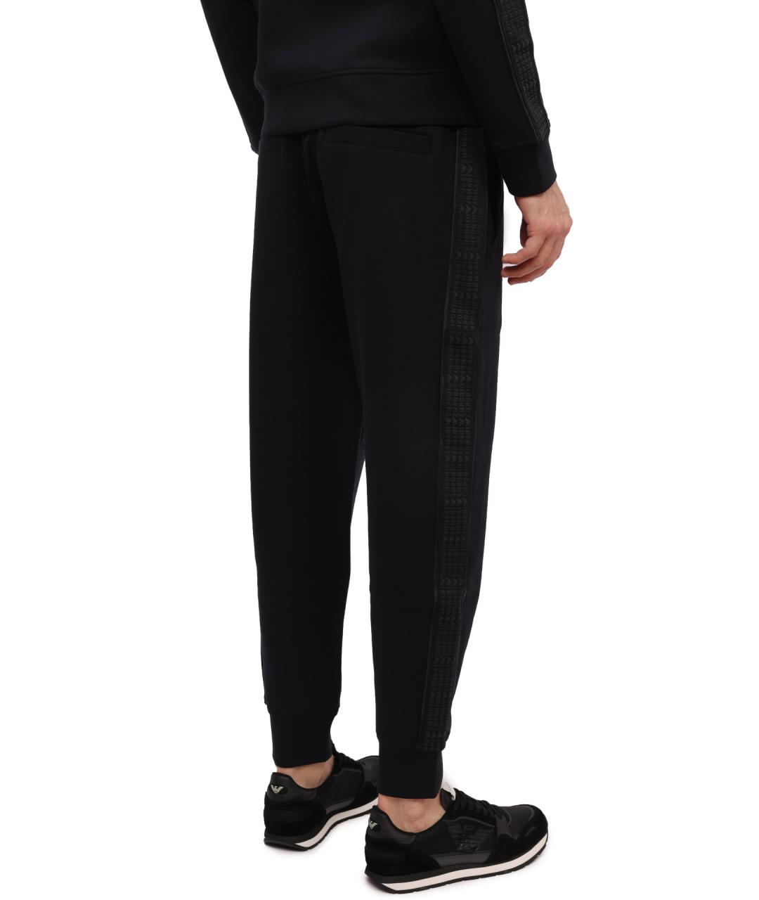 EMPORIO ARMANI Черные повседневные брюки, фото 4