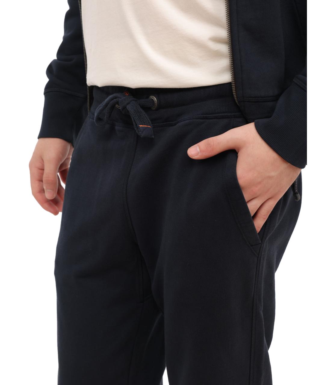 PARAJUMPERS Синие хлопковые повседневные брюки, фото 5