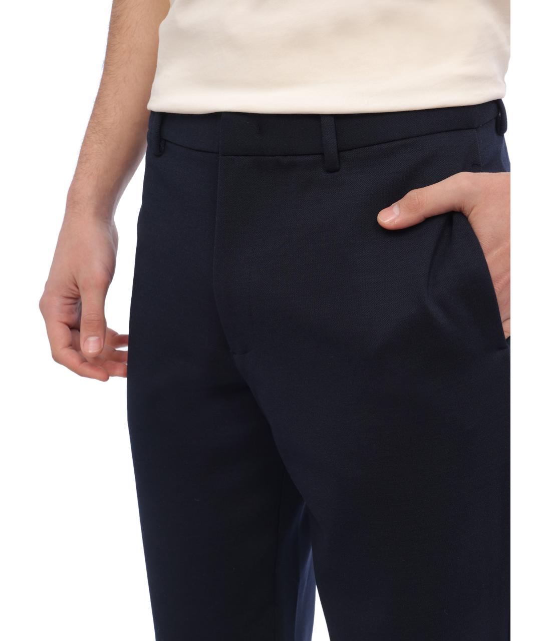 EMPORIO ARMANI Синие повседневные брюки, фото 5