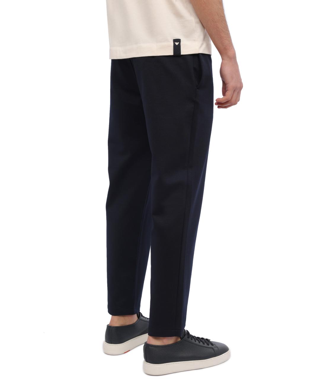 EMPORIO ARMANI Синие повседневные брюки, фото 4