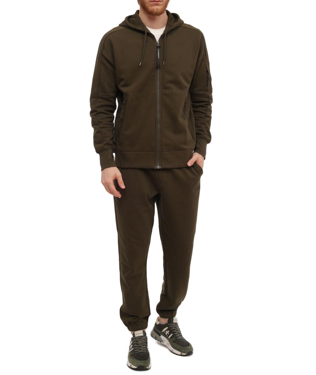 CP COMPANY Хаки хлопковые повседневные брюки, фото 2