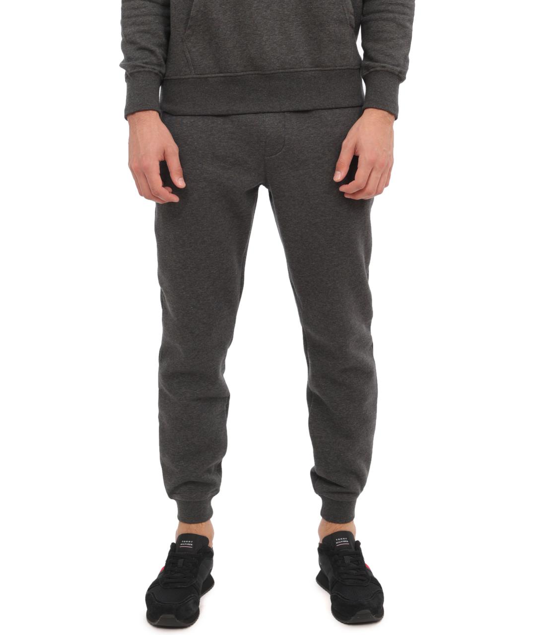 TOMMY HILFIGER Серые хлопковые повседневные брюки, фото 1