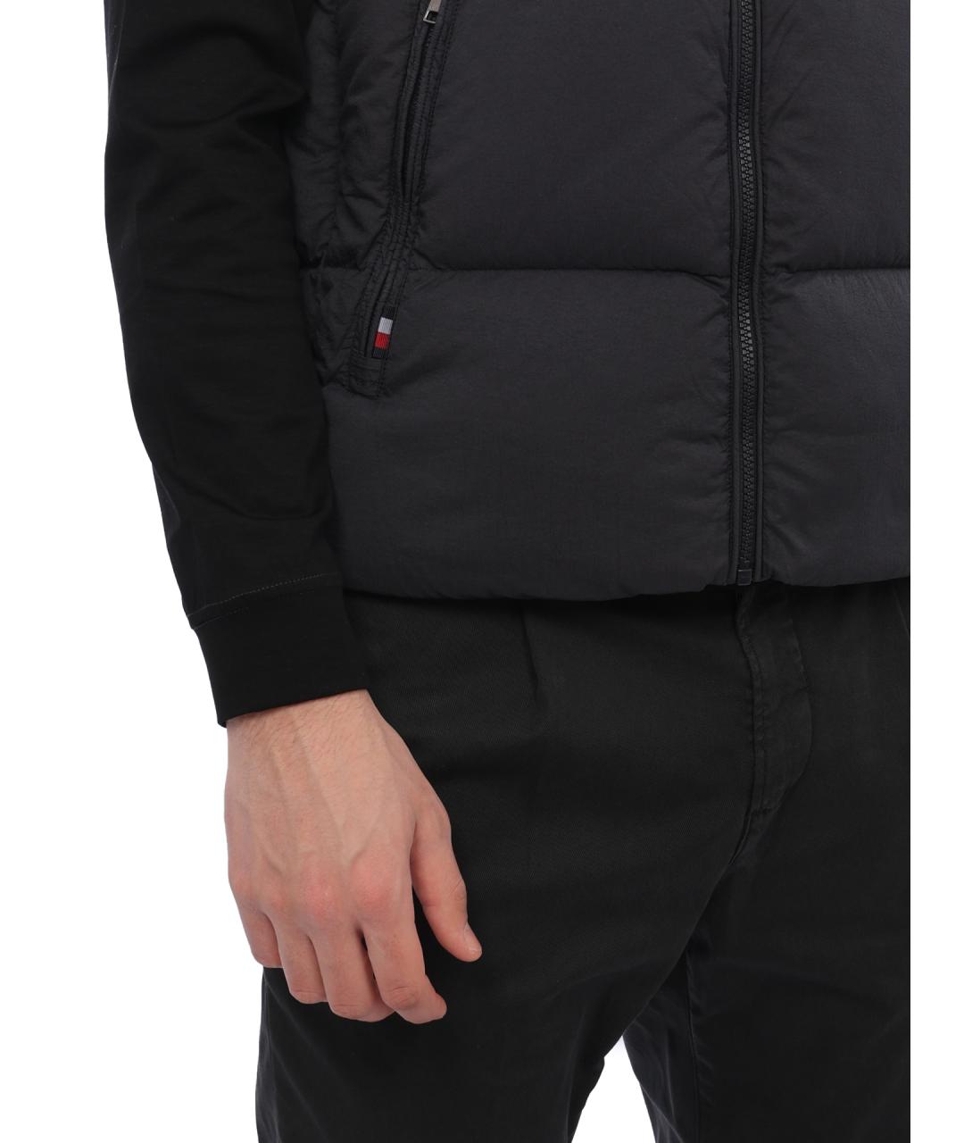 TOMMY HILFIGER Синий полиамидовый жилет, фото 4