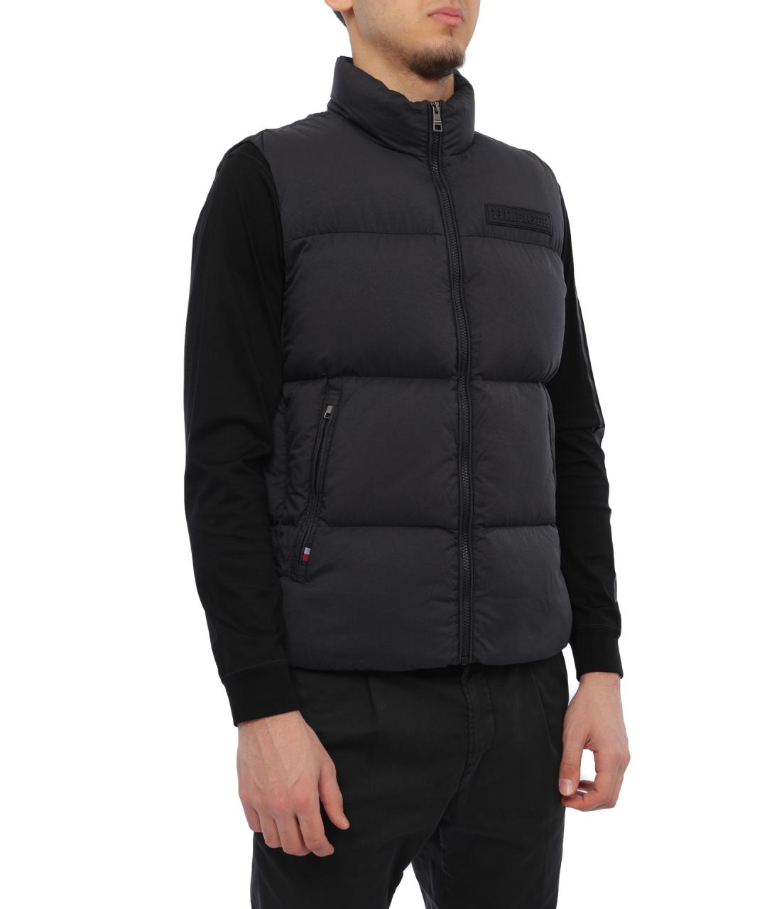 TOMMY HILFIGER Синий полиамидовый жилет, фото 3