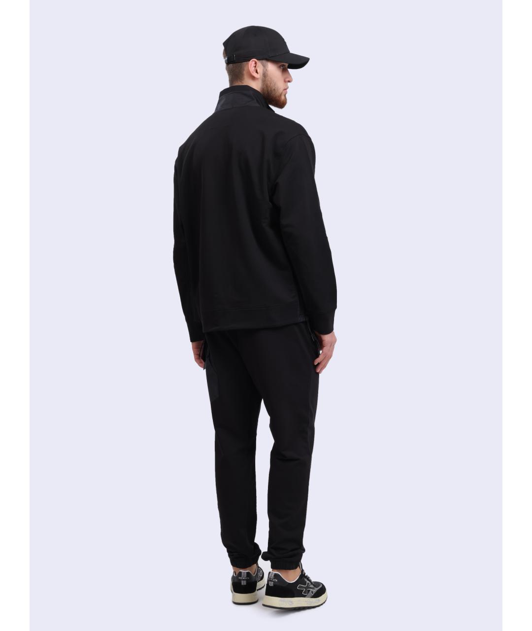 CP COMPANY Черные хлопковые повседневные брюки, фото 5