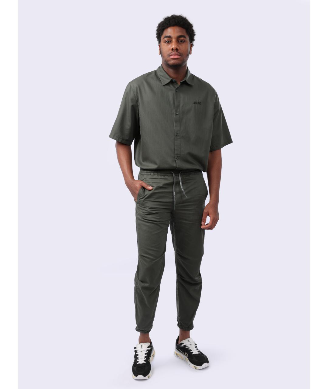 ARMANI EXCHANGE Серые повседневные брюки, фото 2