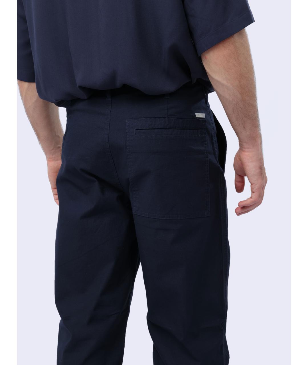 ARMANI EXCHANGE Темно-синие повседневные брюки, фото 6
