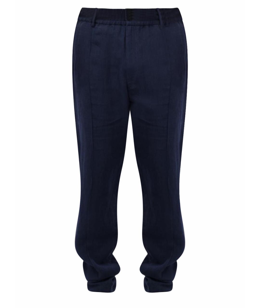 EMPORIO ARMANI Синие повседневные брюки, фото 1