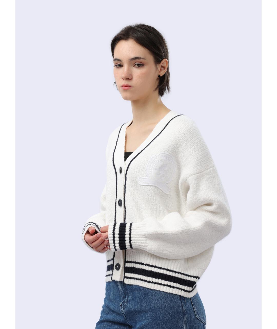 TOMMY HILFIGER Белый кардиган, фото 3