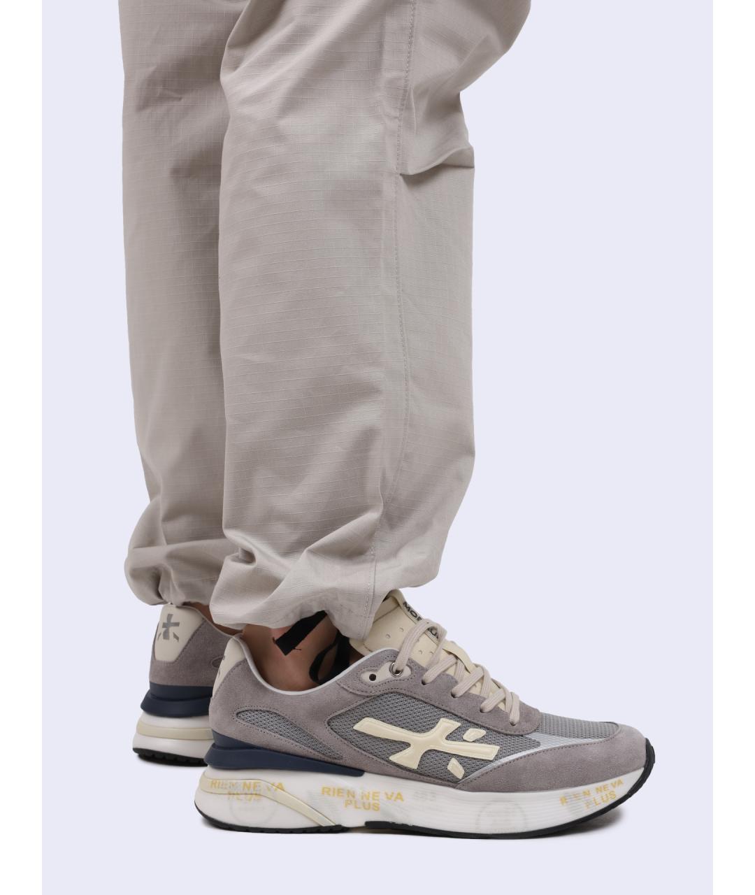 HUGO Бежевые хлопковые повседневные брюки, фото 5