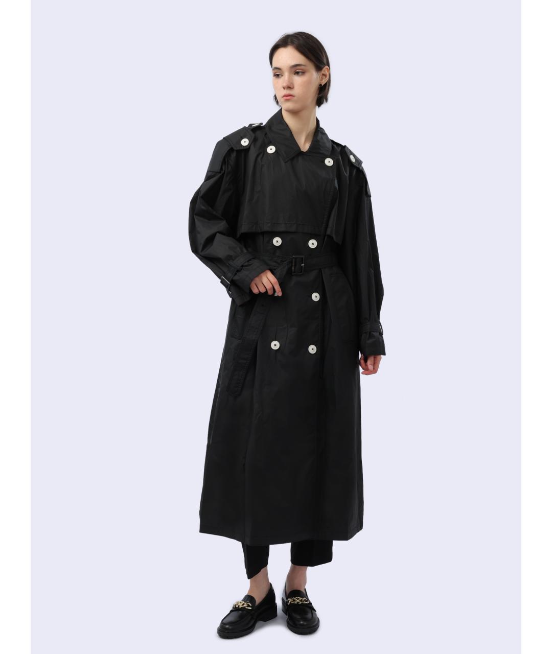 TOMMY HILFIGER Черный хлопковый тренч/плащ, фото 6