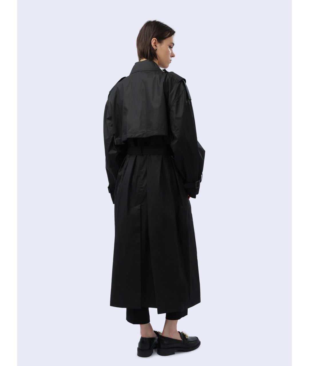 TOMMY HILFIGER Черный хлопковый тренч/плащ, фото 5