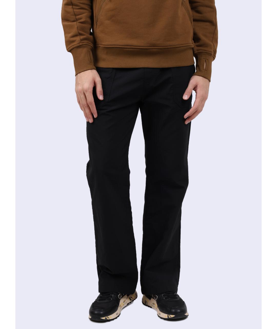 HUGO Черные полиамидовые повседневные брюки, фото 6