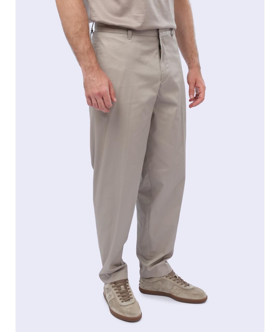 EMPORIO ARMANI Бежевые повседневные брюки, фото 5