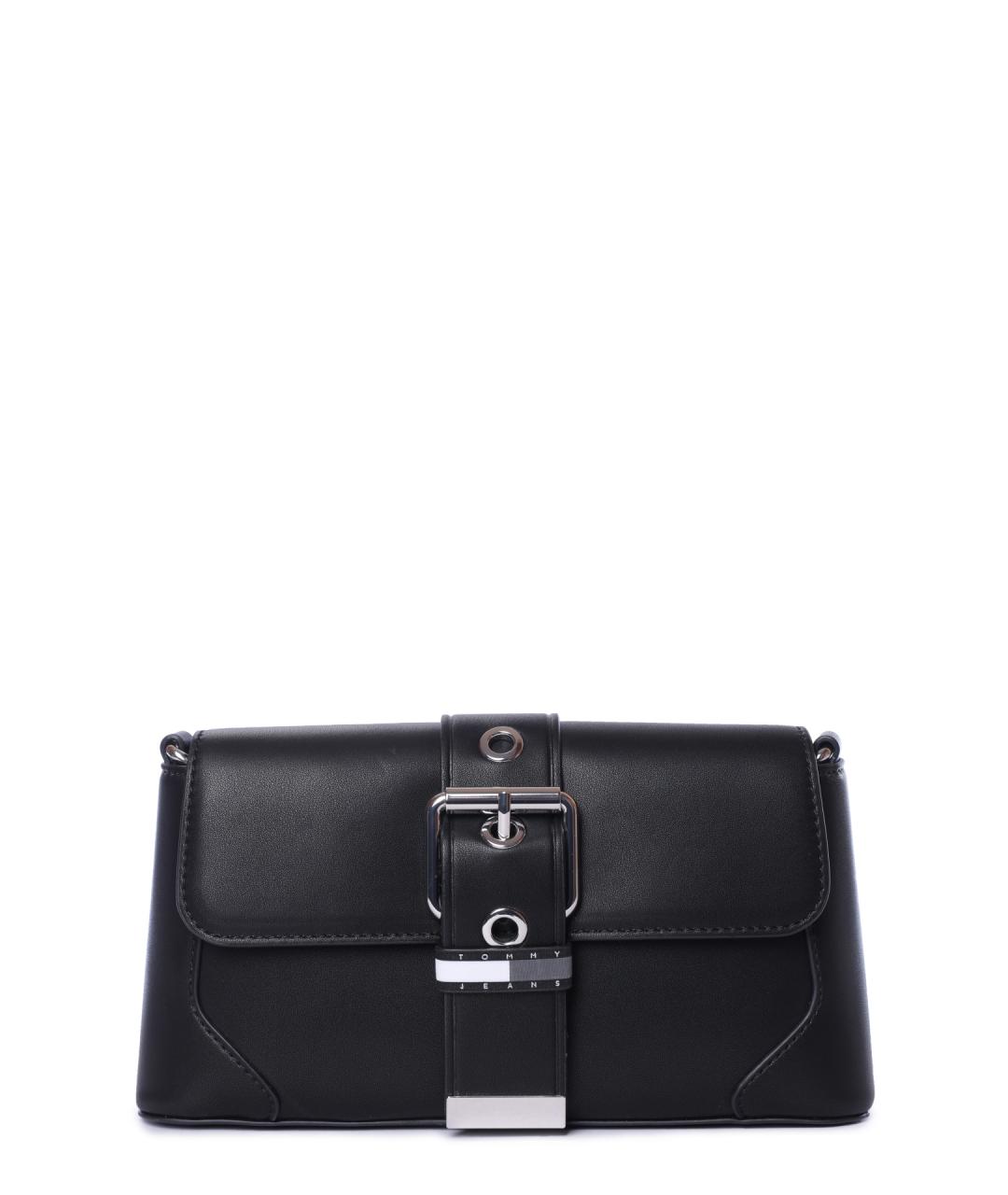 TOMMY HILFIGER Черная сумка через плечо из искусственной кожи, фото 2