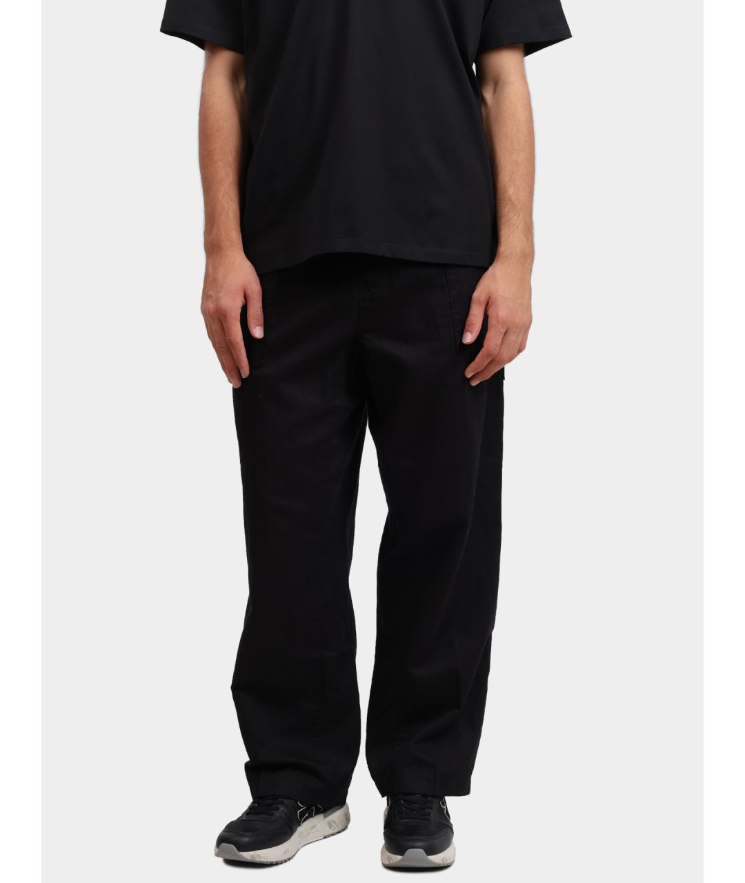 CALVIN KLEIN Черные повседневные брюки, фото 6