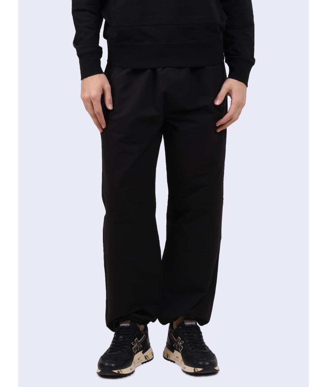HUGO Черные полиамидовые повседневные брюки, фото 6