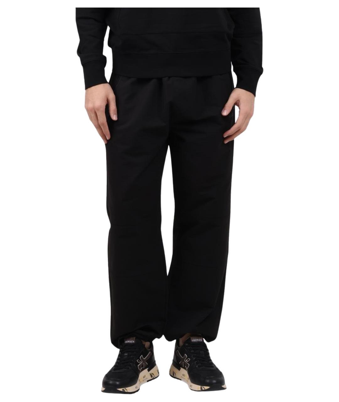 HUGO Черные полиамидовые повседневные брюки, фото 1