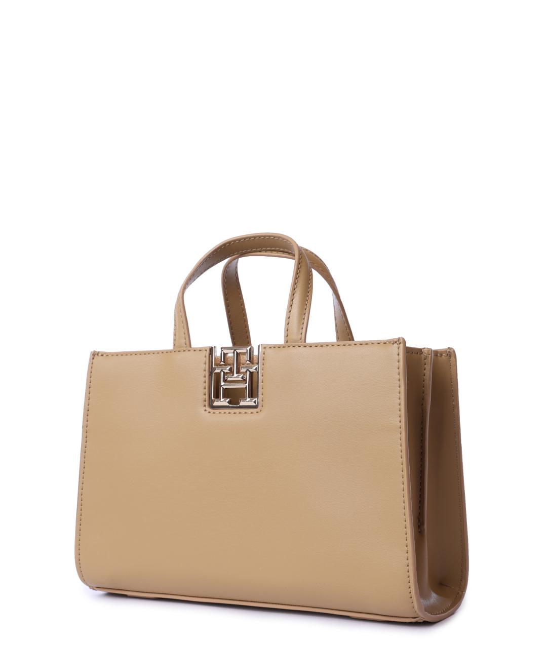 TOMMY HILFIGER Бежевая сумка тоут, фото 3