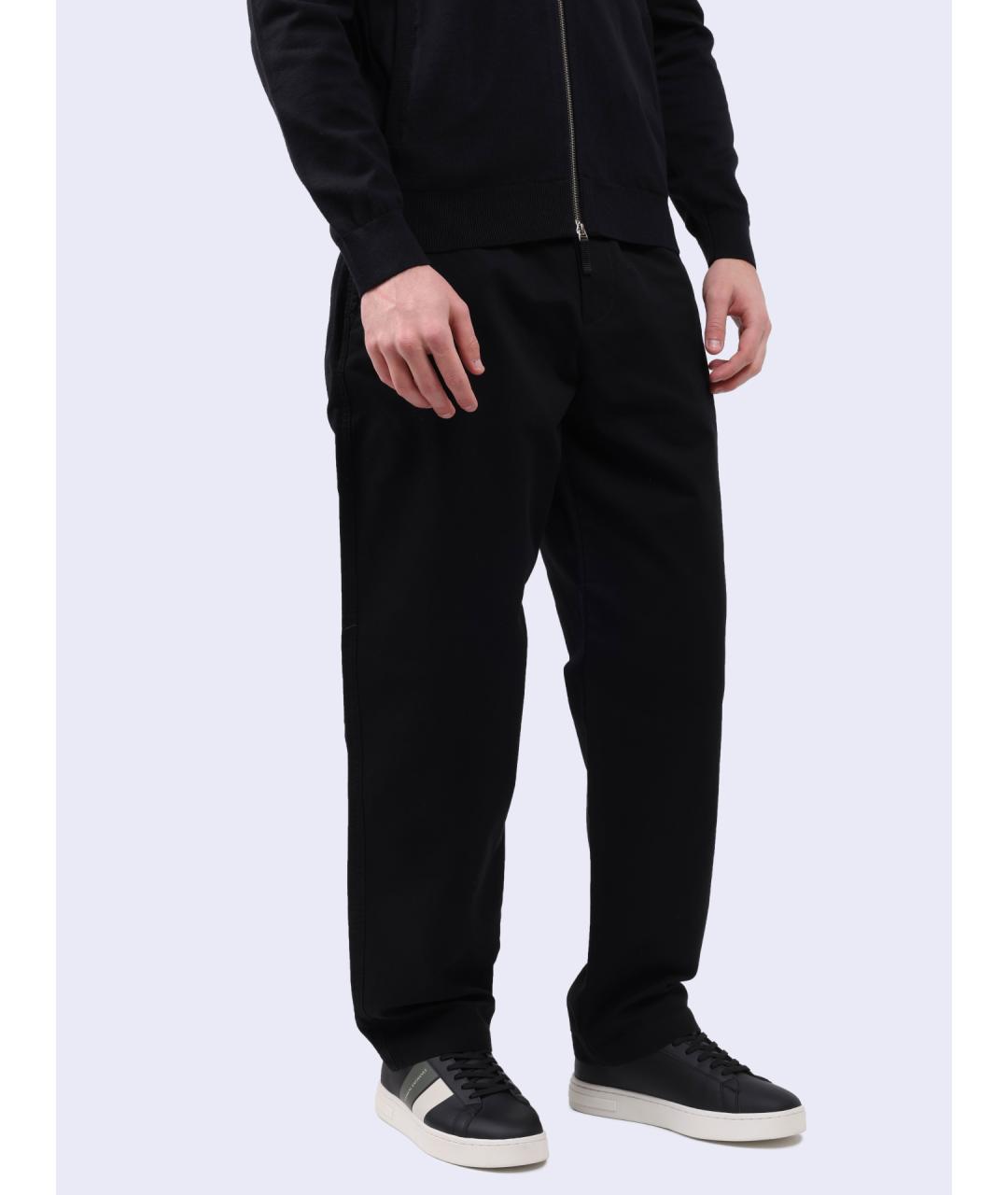 ARMANI EXCHANGE Черные повседневные брюки, фото 3