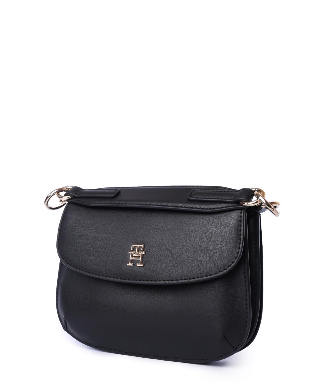 TOMMY HILFIGER Черная сумка с короткими ручками, фото 2