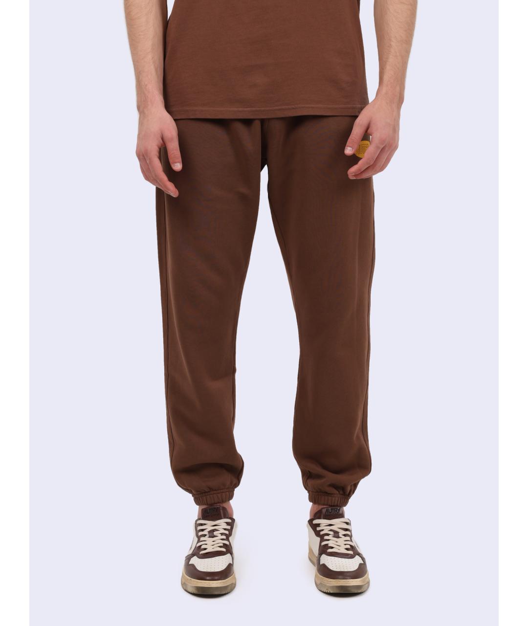 AUTRY Коричневые хлопковые повседневные брюки, фото 2