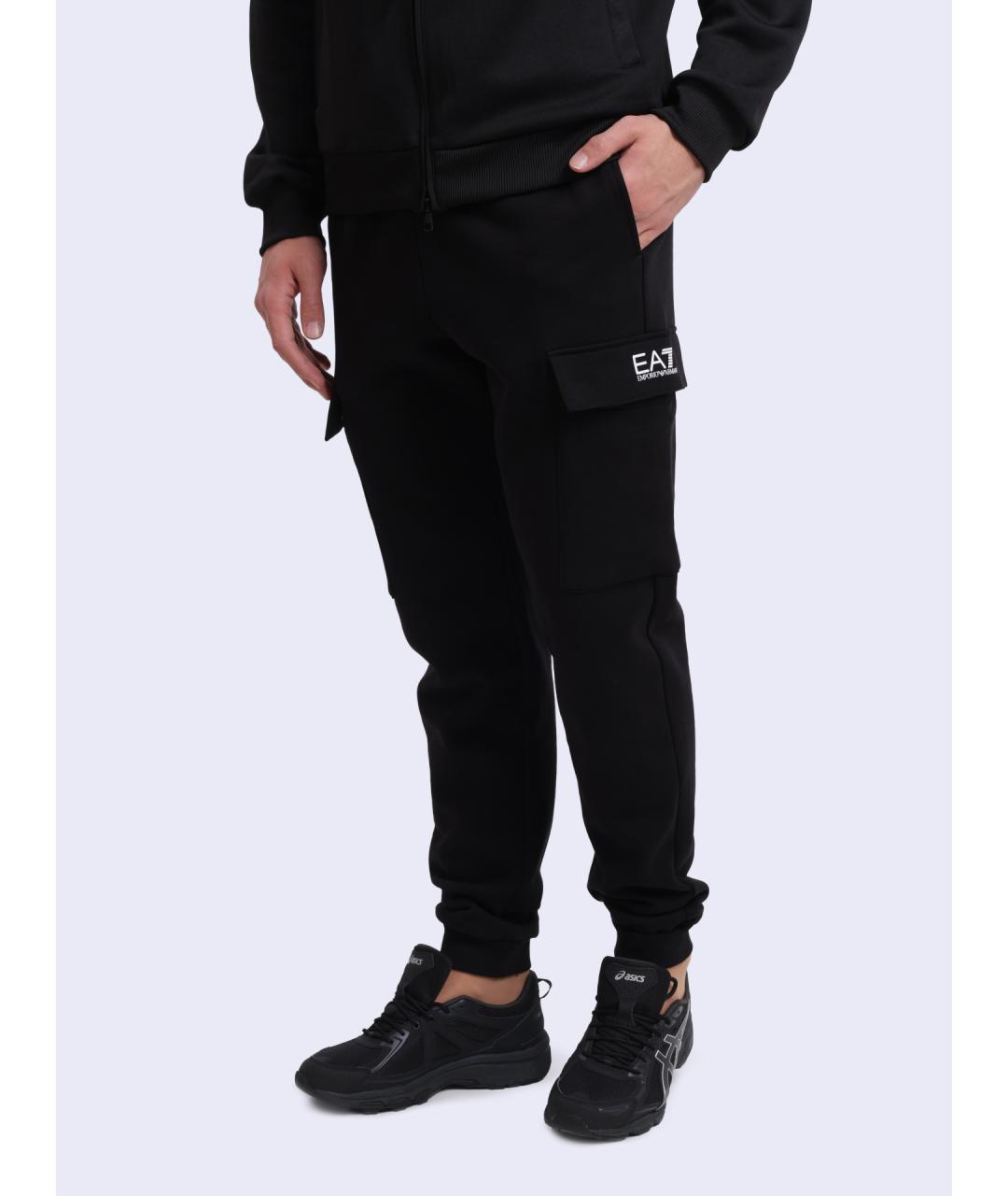 EA7 Черные повседневные брюки, фото 3