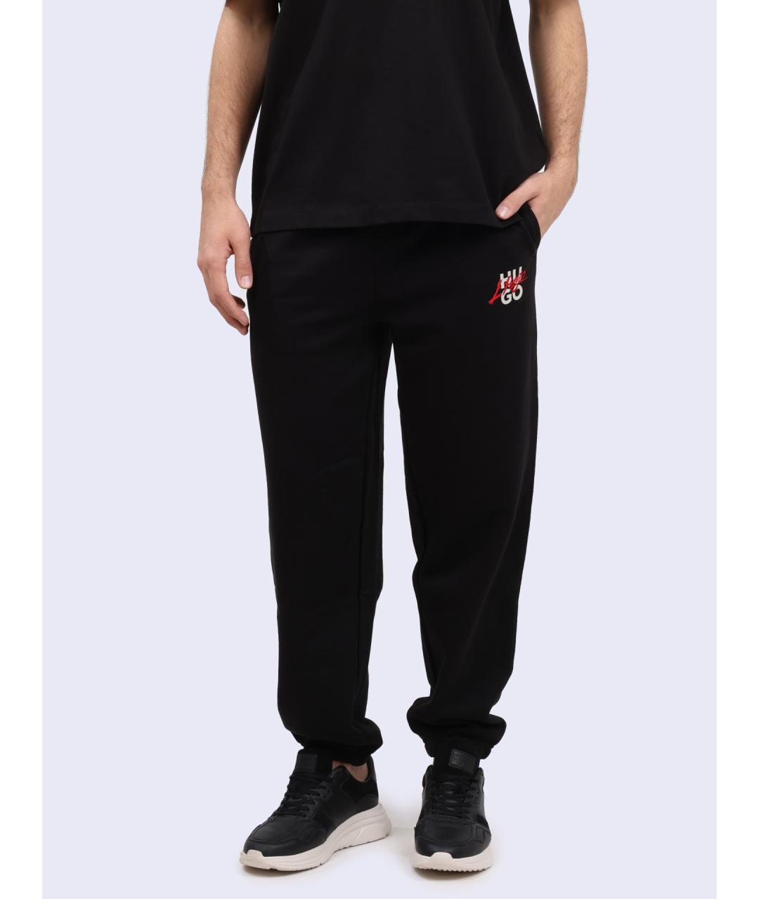 HUGO Черные повседневные брюки, фото 6