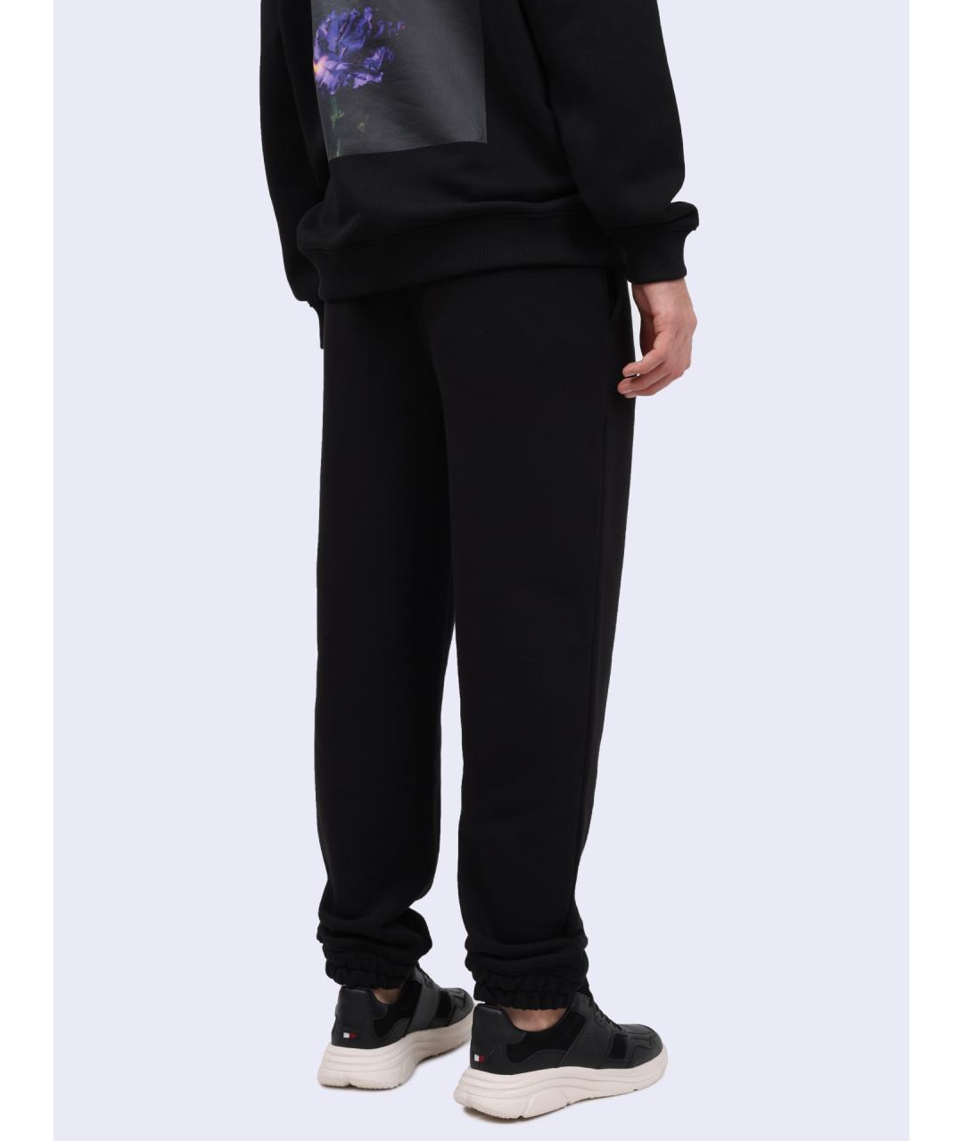 HUGO Черные хлопковые повседневные брюки, фото 5