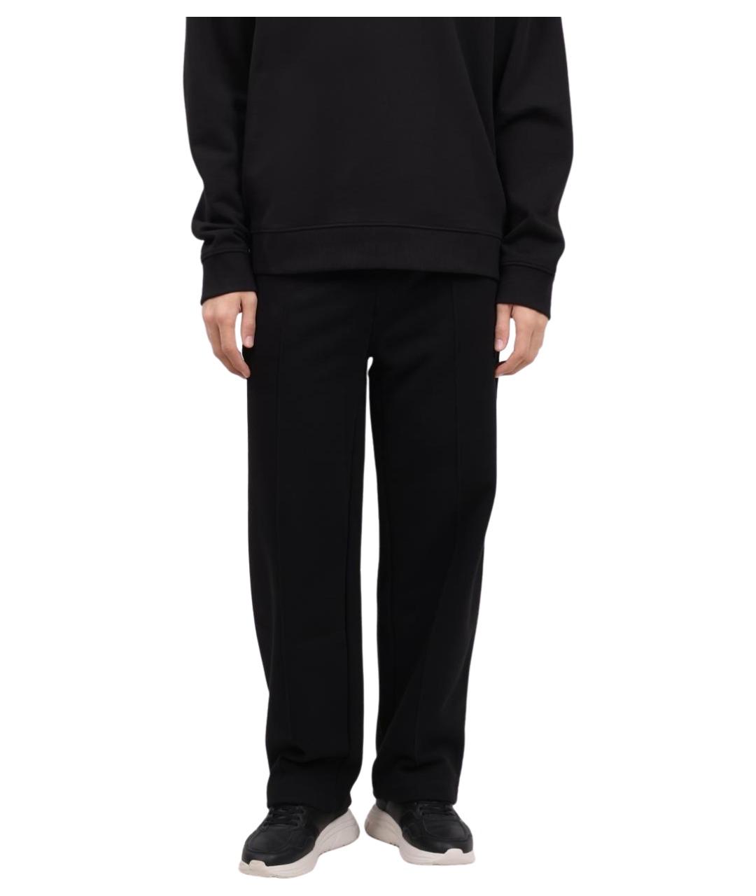 HUGO Черные хлопковые повседневные брюки, фото 1