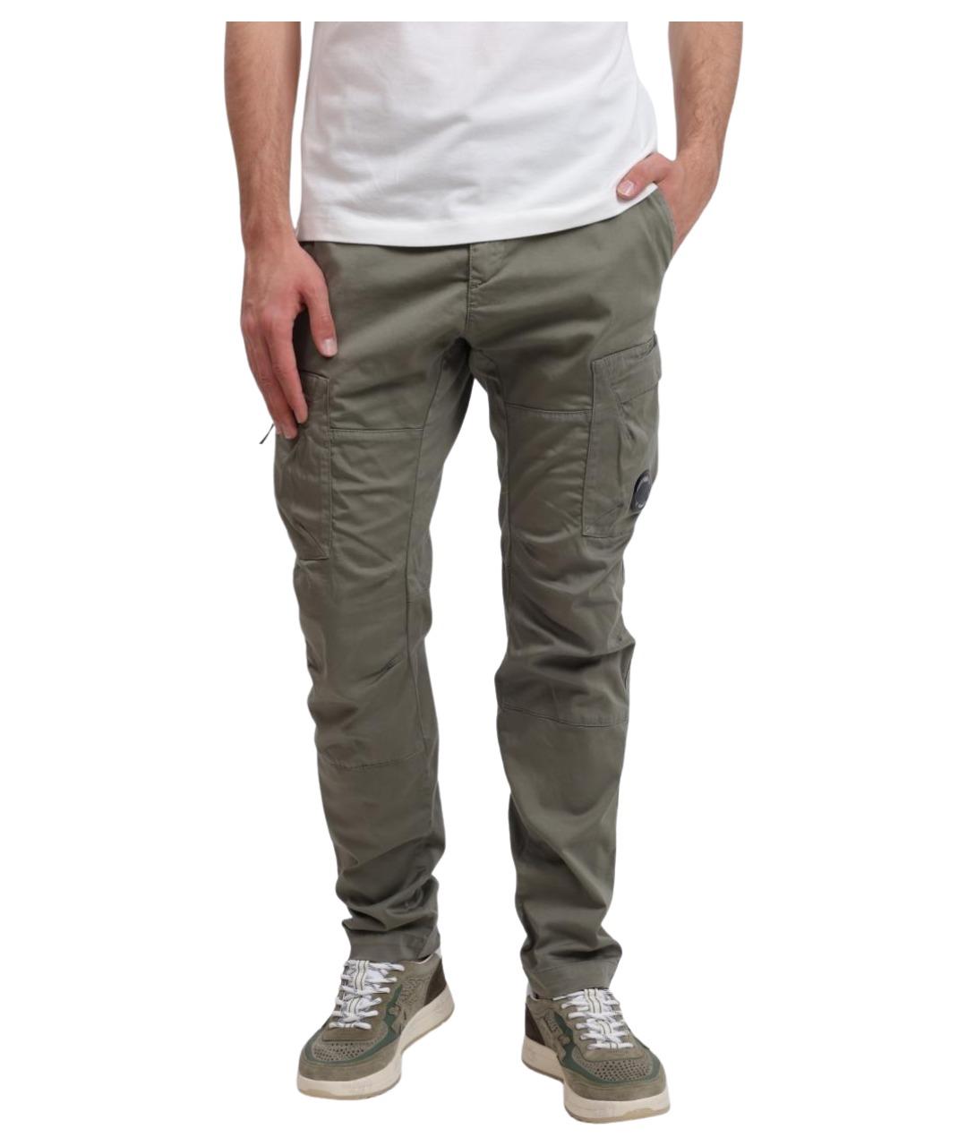 CP COMPANY Хаки хлопковые повседневные брюки, фото 1