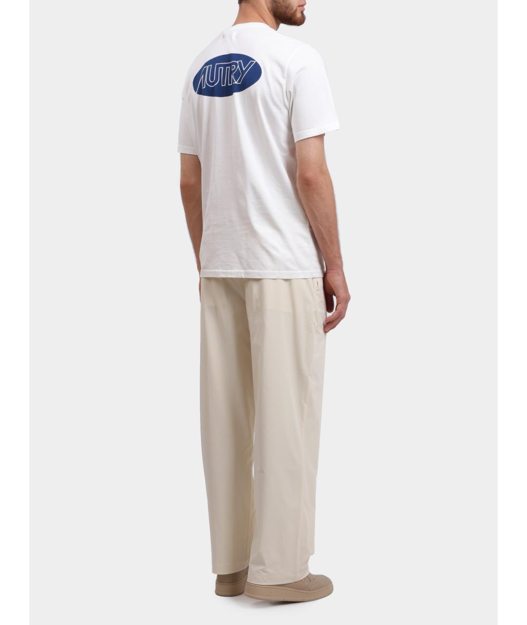 AUTRY Бежевые повседневные брюки, фото 5