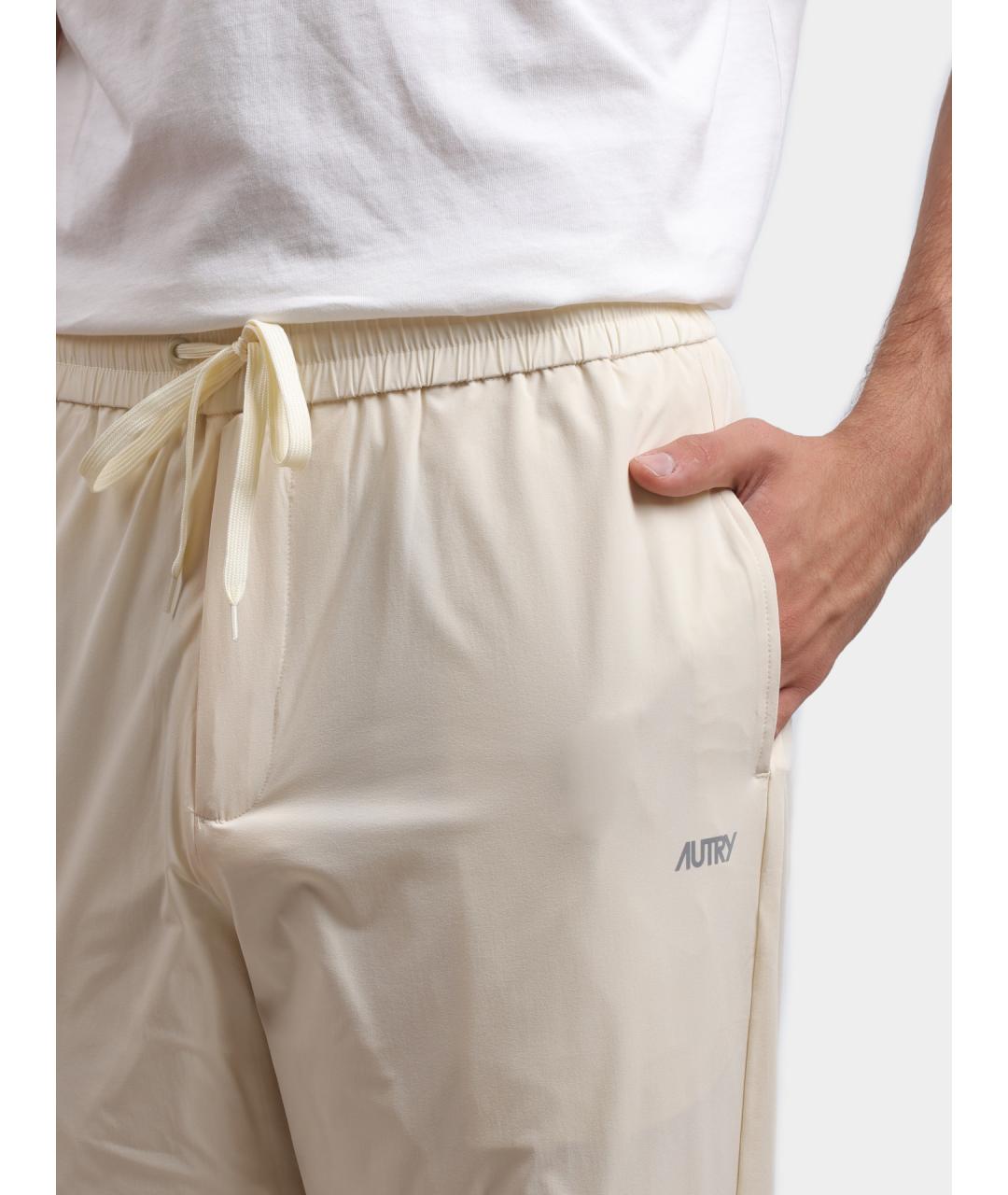 AUTRY Бежевые повседневные брюки, фото 4