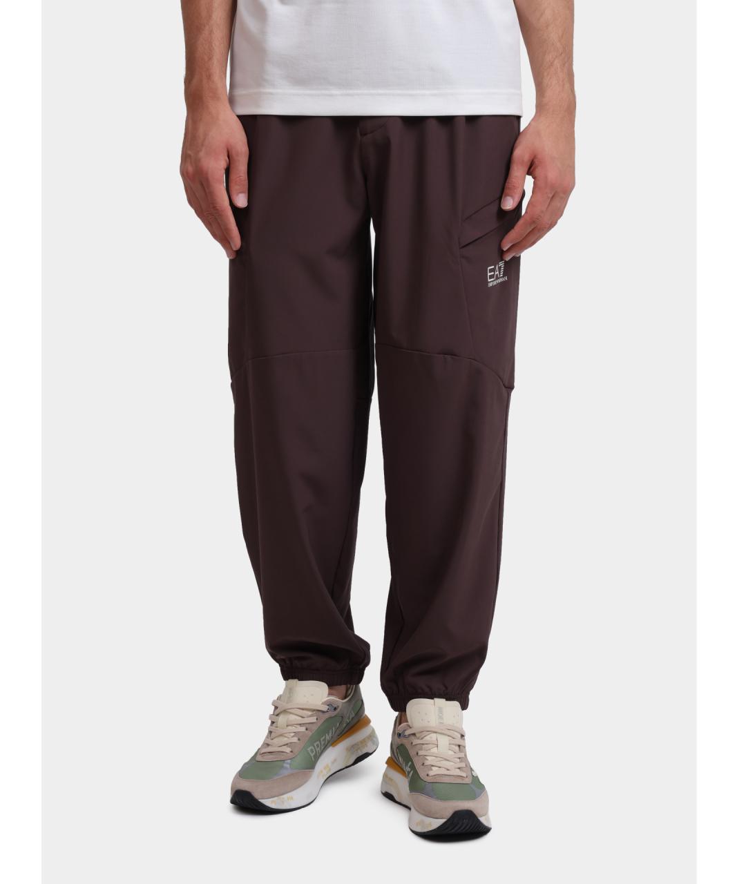 EA7 Коричневые повседневные брюки, фото 2
