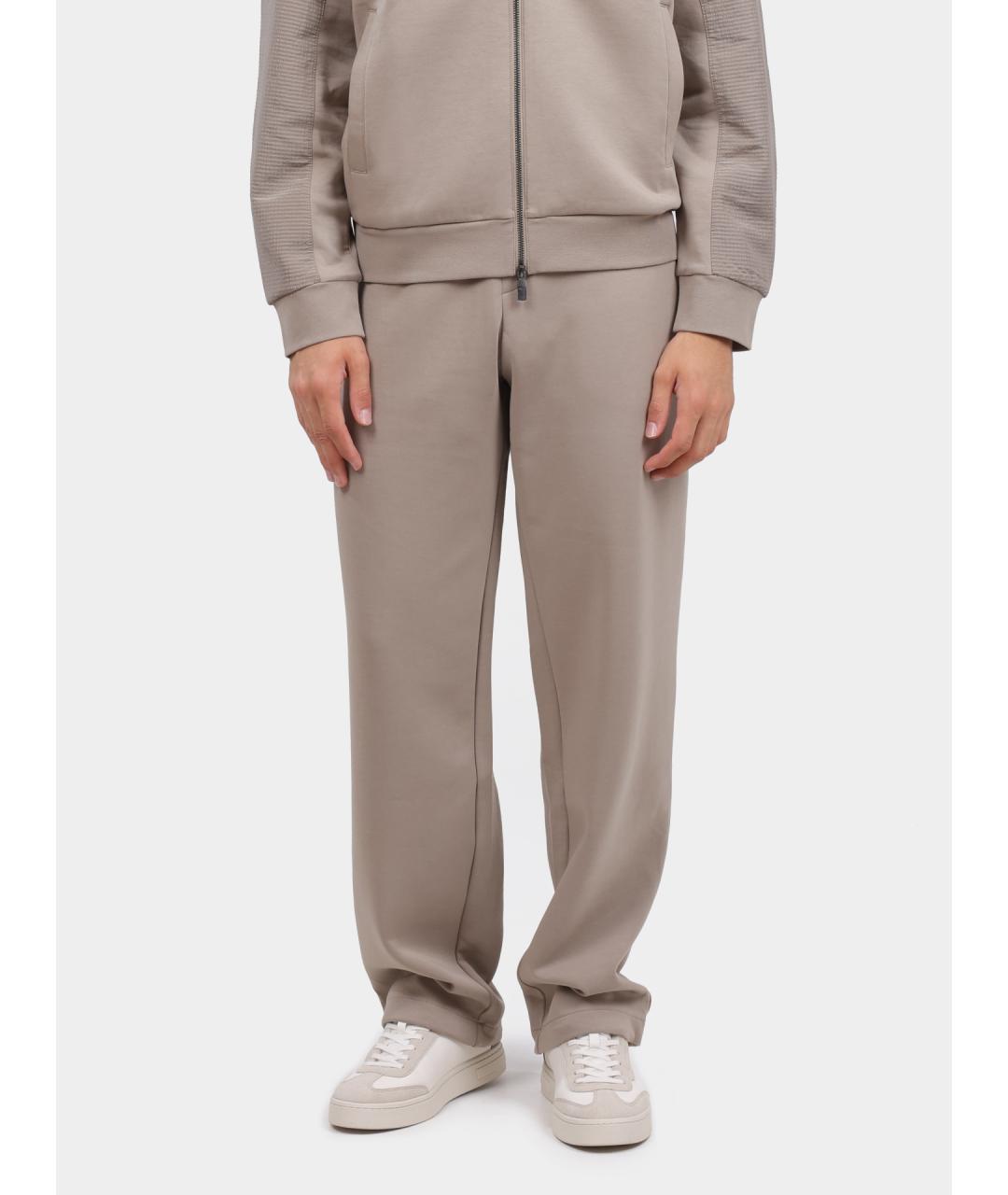 ARMANI EXCHANGE Бежевые хлопковые повседневные брюки, фото 6