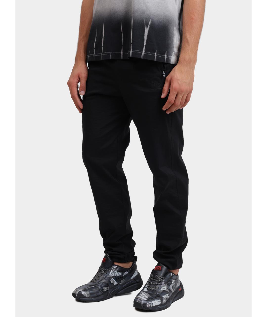 DIESEL Черные повседневные брюки, фото 3