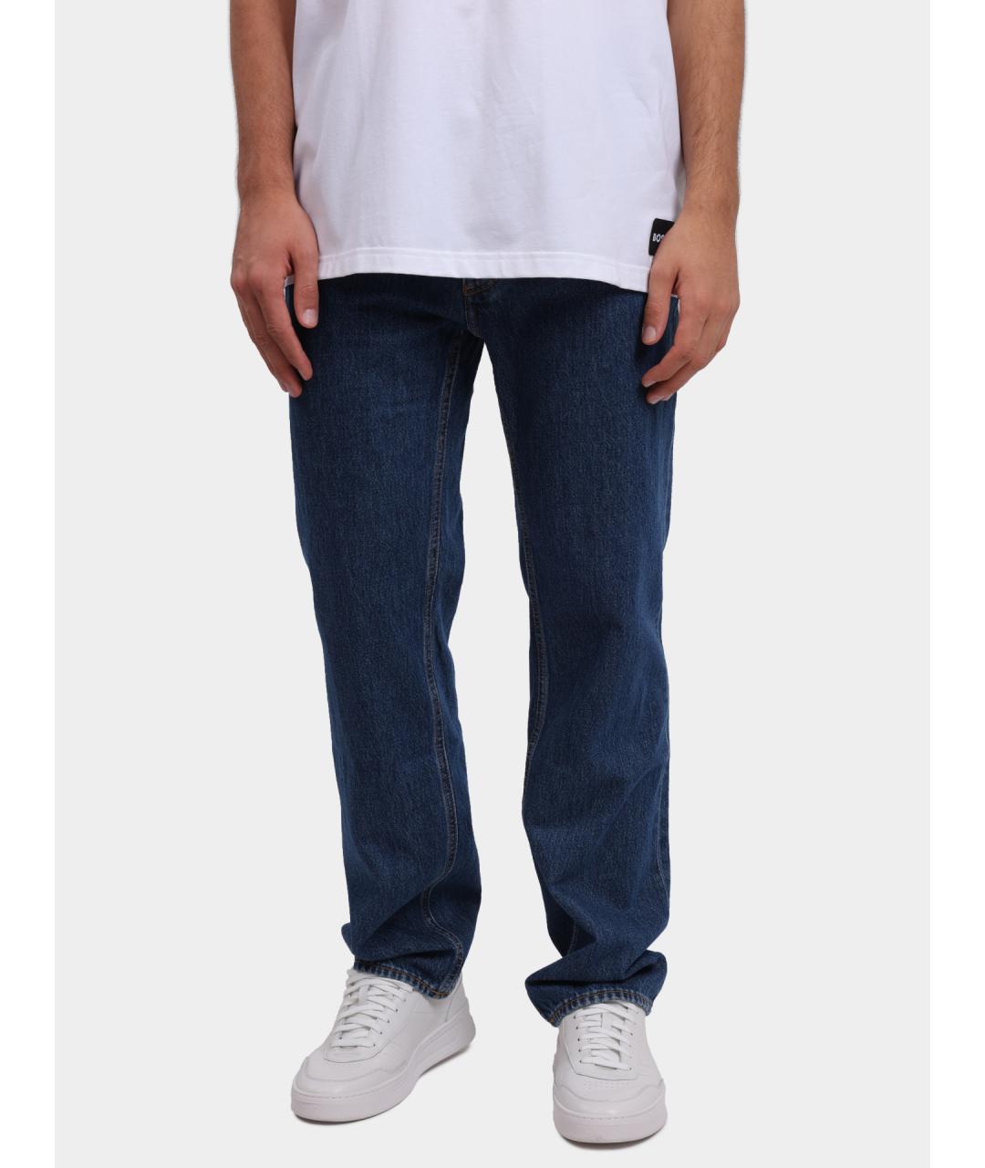 HUGO Синие прямые джинсы, фото 6