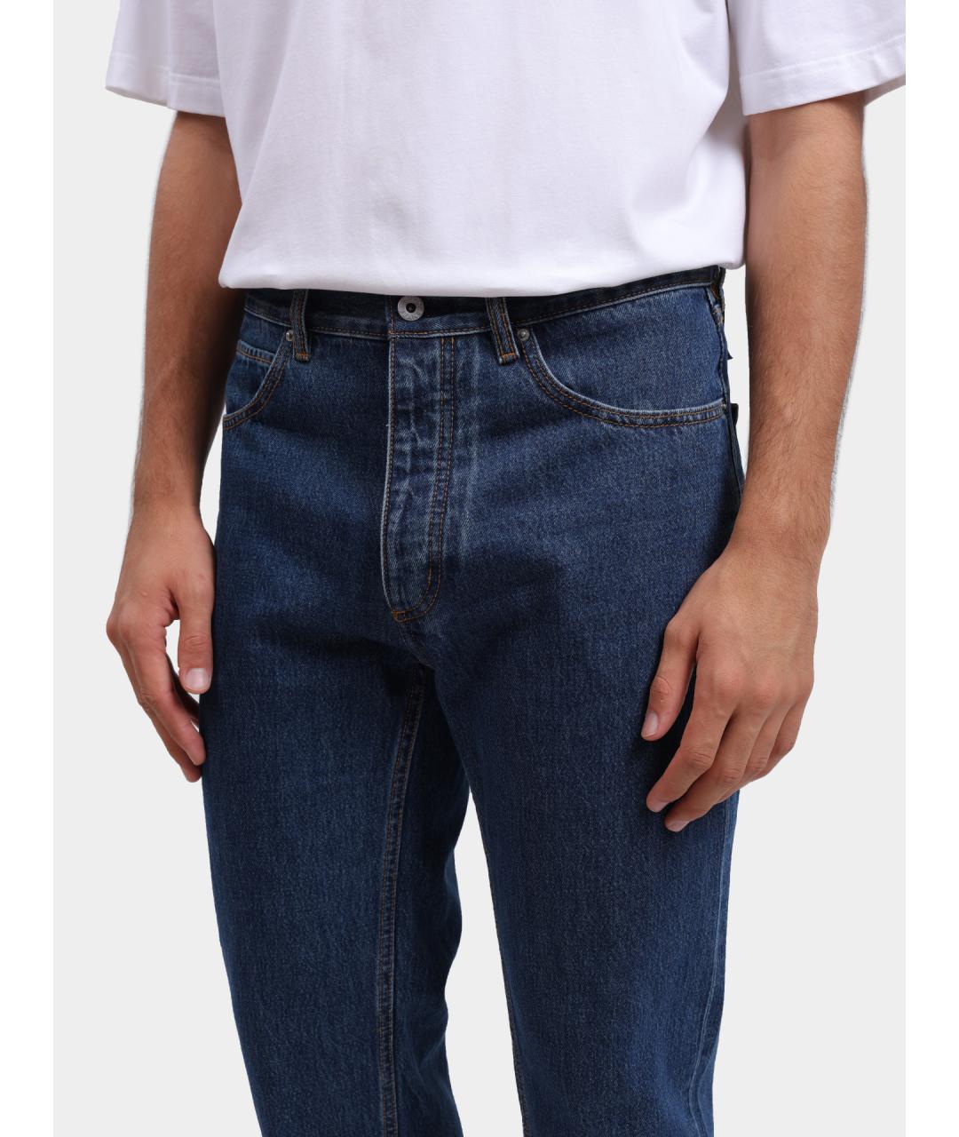 HUGO Синие прямые джинсы, фото 4