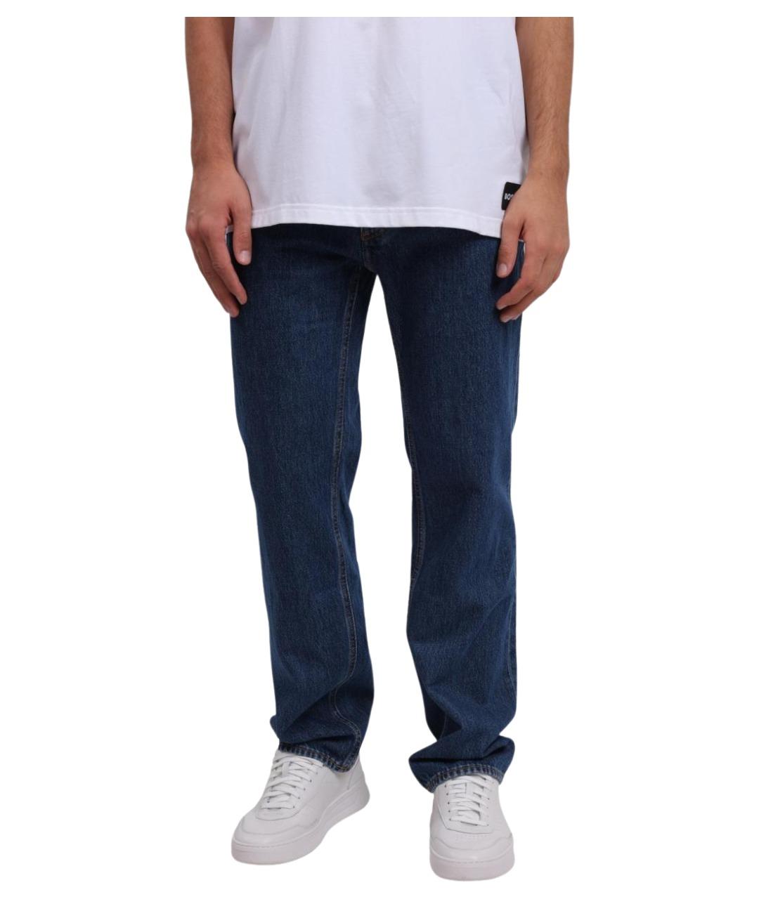 HUGO Синие прямые джинсы, фото 1